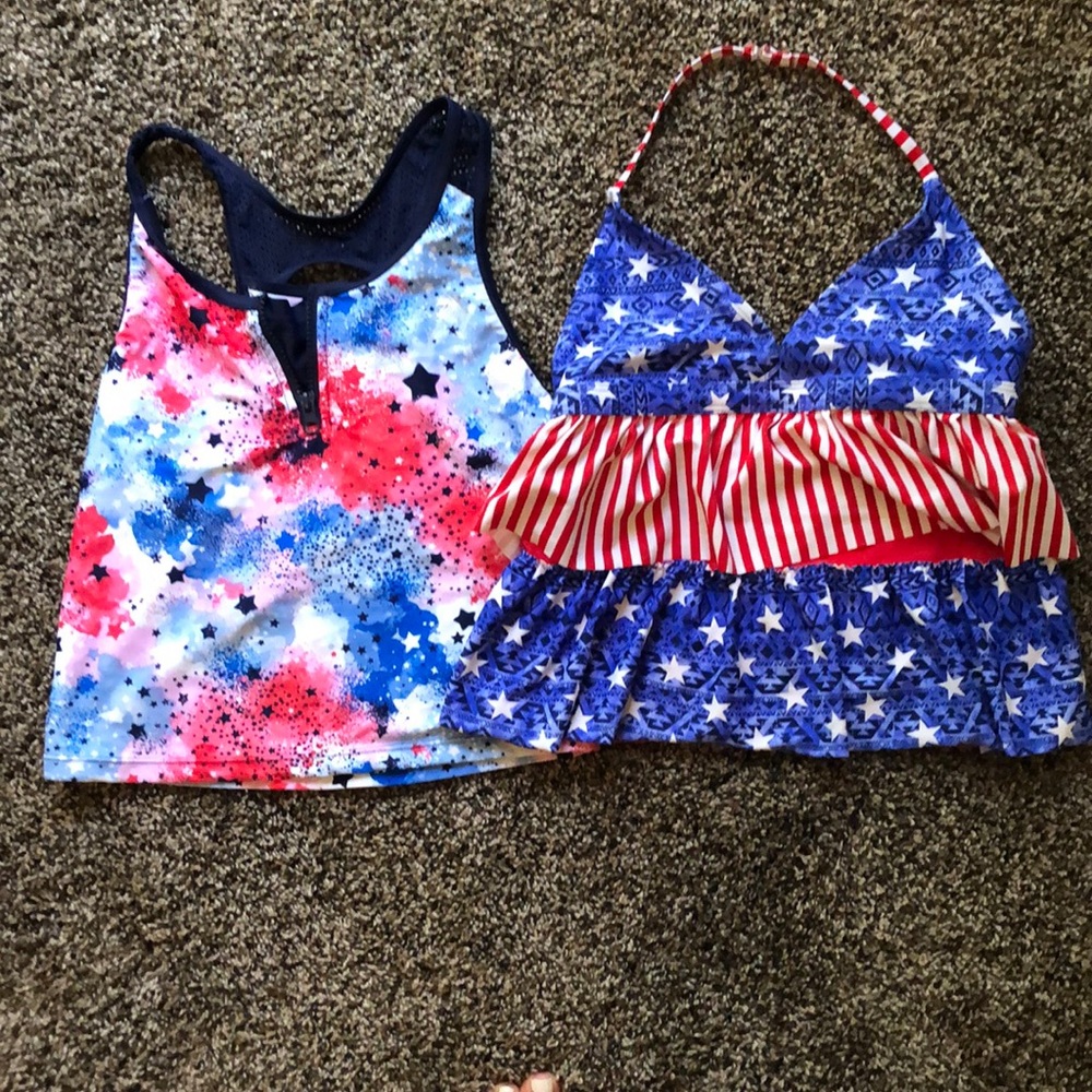 BUNDLE OF 2 ~ Girls Bikini Tops